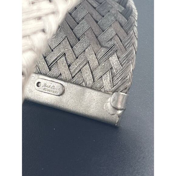 Sarah Cavender Metalworks Wide Interwoven Silver Tone Metal Cuff
Bracelet - Picture 12 of 12